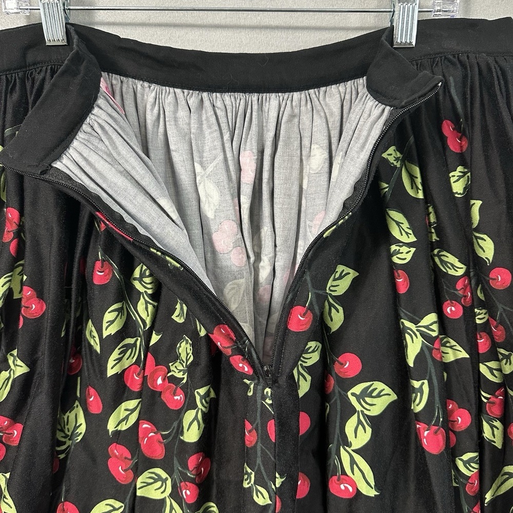 Pinup Couture Jenny Skirt Cherries Retro Rockabilly 50's Women's Plus Size 2X - Picture 9 of 11